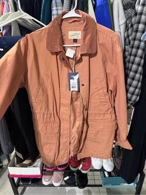Universal Thread Rust Utility Field Jacket with Corduroy Collar